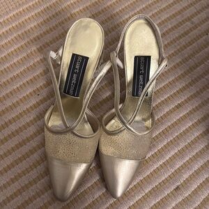 Champagne Evening Stuart Weitzman heeel